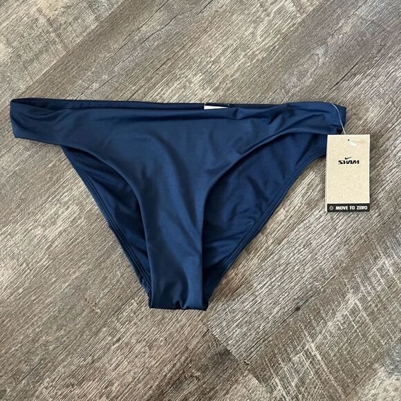 Nike Swim Effortless Essential Women's Hipster Bikini Bottom-Size Large - Picture 1 of 6